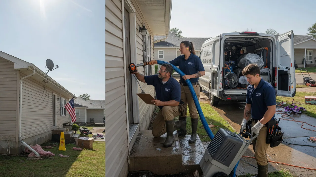 Ceiling Water Damage Restoration in Centerville, MO near me